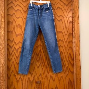 Size 6, Loft, high-rise, skinny jeans